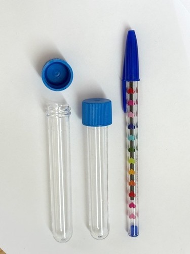 Plastic test tubes - test, screw