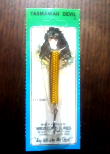 Vintage tasmanian devil lure - tasmanian,