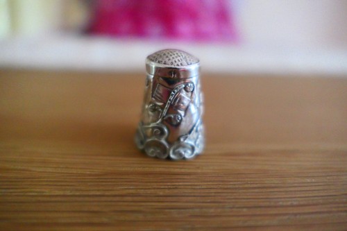 Silver thimble lot 6 - silver,