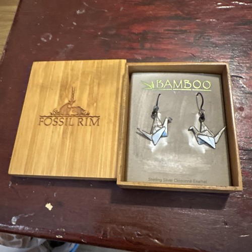 Pair origami crane earrings - pair,