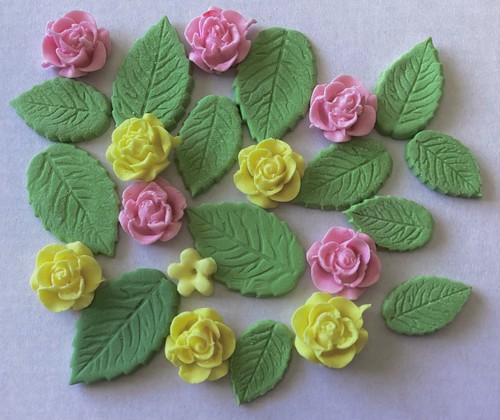 Edible sugar icing pink lemon - icing,