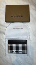Burberry Check Leather Card Holder Wallet boxed 