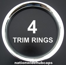 SET OF 4 15" CHROME Steel
