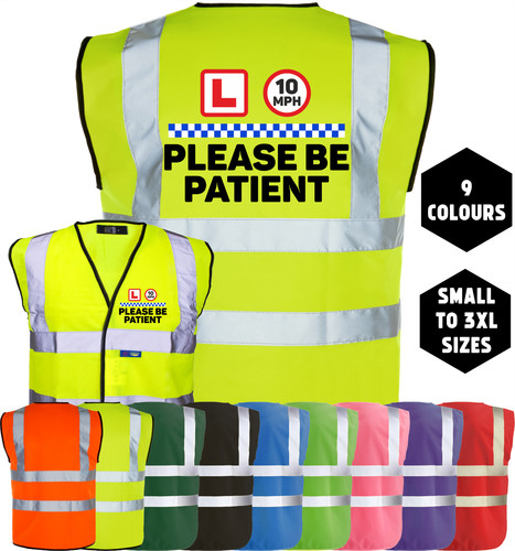 Equine vis learner rider - hi-vis,