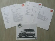 1995 GMC VAN Press Kit {Brochure} Photos,Spec's,Slide: SAFARI {,VANDURA,RALLY}