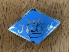 VINTAGE ORIGINAL RILEY EMBLEM BONNET GRILLE  CAR BADGE MANUFACTURER