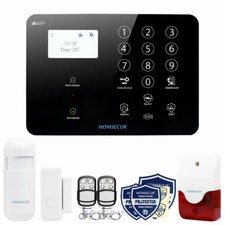 HOMSECUR 4G/GSM Wireless Smart Security Alarm with Optional Multiple Sensors