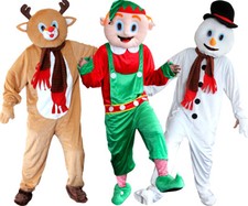 ADULT CHRISTMAS MASCOT ELF