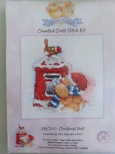 NEW, LARGER, ANCHOR, FOREVER FRIENDS 'CHRISTMAS POST' CROSS STITCH KIT.