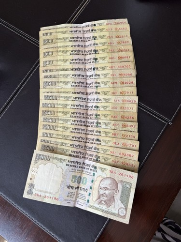 Vintage old indian notes - old,