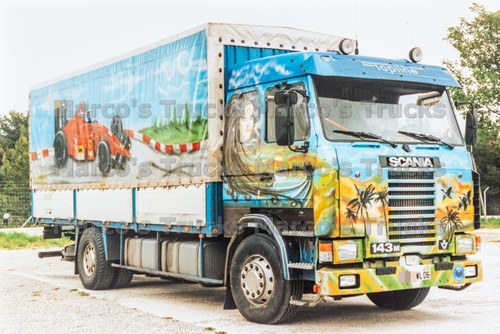 Truck photo scania 143m - truck,