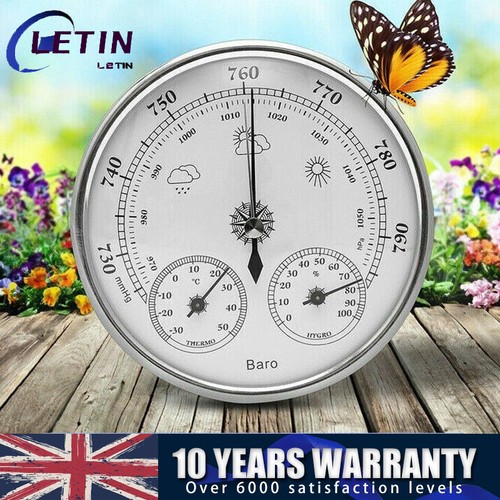Analog barometer thermometer - analog,