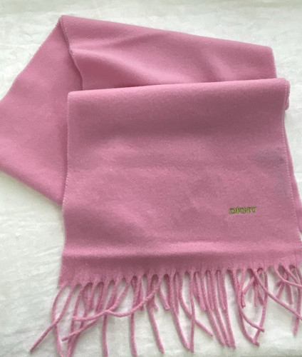Vintage pink dkny scarf wool - vintage,