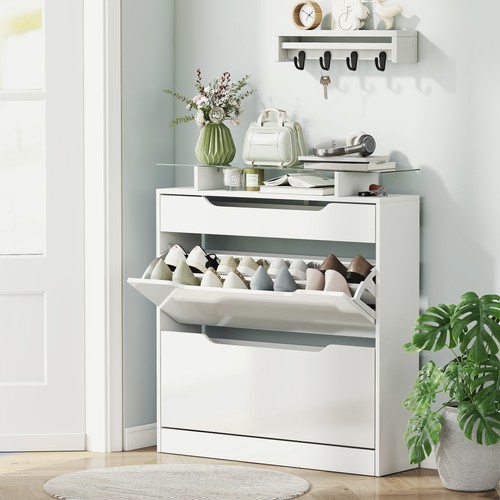 Shoe cabinet with drawers - shoe,