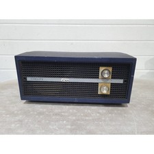 Vintage Fidelity Record Player & Turntable Blue Automatic Portable - For Parts