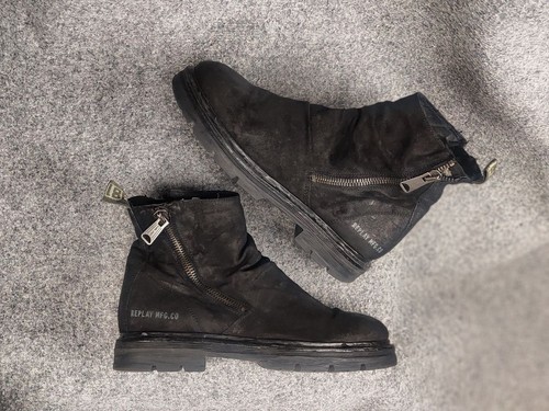 Vintage replay black - vintage, suede