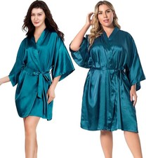 EPLAZA Women Kimono Satin