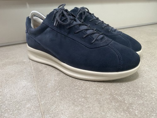Ecco mens blue suede casual - mens,