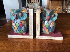 Vintage Pair Wooden Handcarved