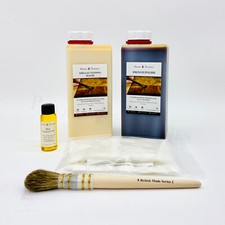 French Polishing Kit - French Polish, Sanding Sealer, Brush, Rubber - Free P&P