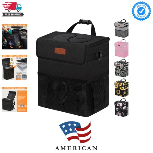 Car trash can bin - car,