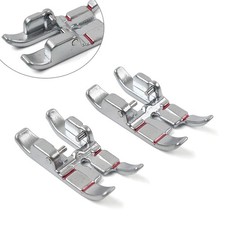 2Pcs Household Sewing Machine Parts 1/4" Quilting Foot Presser Foot For pfaff