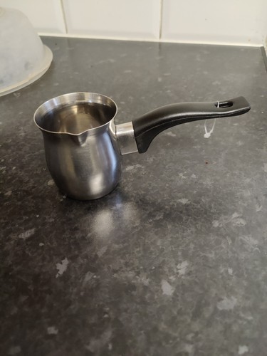 Turkish coffee pot with - coffee,