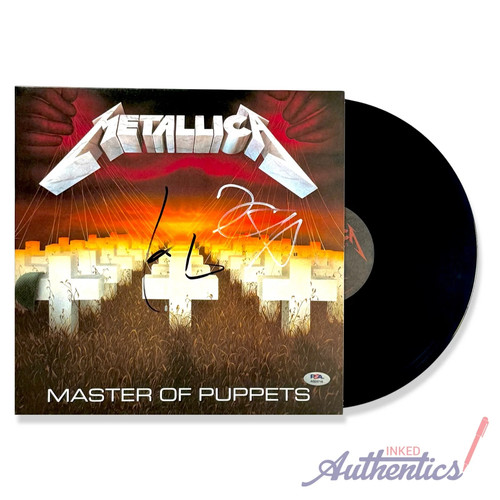 Metallica signed autographed - metallica,