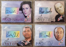 Futera Red Dwarf autograph trading cards (set of 4)