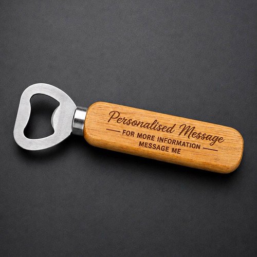 Wooden bottle opener father - wooden,