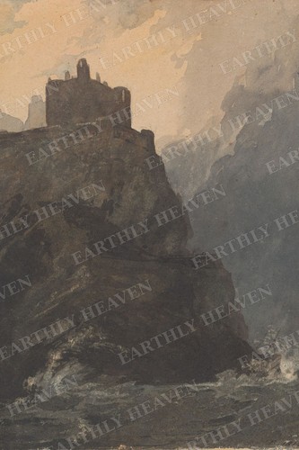 Castle cliff above a - cliff,