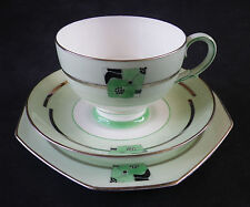 c.1930 Royal Paragon Art Deco Trio Cup Saucer Sandwich Plate P633
