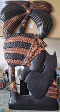 Handcrafted Wooden African