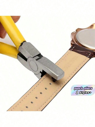Heavy duty leather hole - leather, punch
