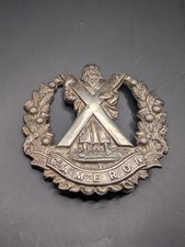 Cameron Highlanders Regiment - British Military Army Cap Badge