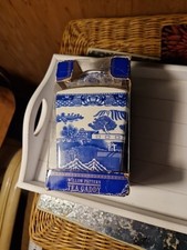 Wade Ringtons Willow Pattern Replica Tea Caddy 1991