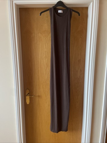 Polly brown dress size - oh,