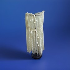 Antique Victorian Cream Silk