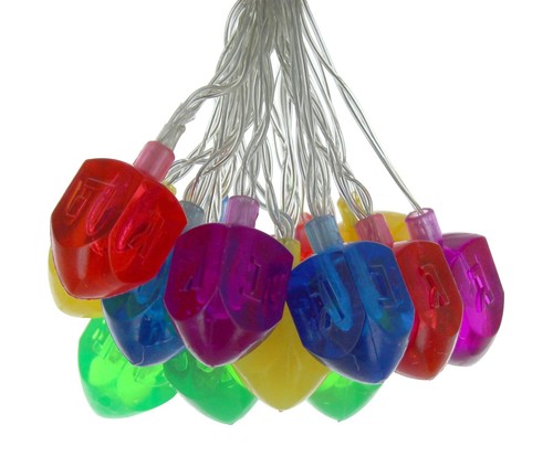 Chanukah dreidel lights - chanukah,