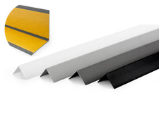 Self-Adhesive PVC Corner Trim 90° Plastic Angle – 1m Wall Edge Strip Protector