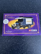 Corgi 09001 Thornycroft Van - Cadbury Fry's Chocolate, Includes Miniature Corgi!