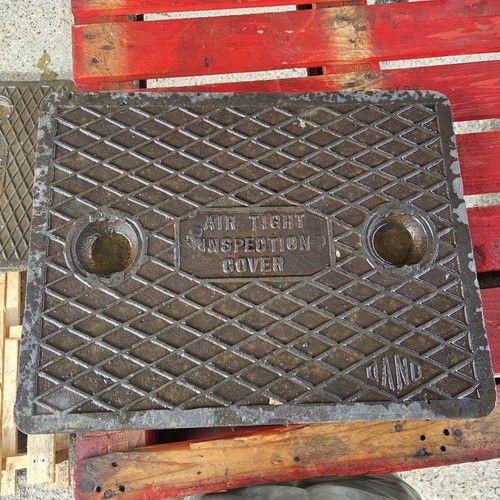 Cast iron manhole - iron, cover