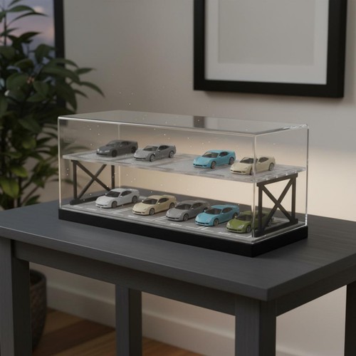 Toy car garage dark base - car,