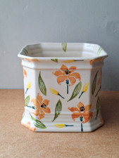 Planter Cache pot  Westfield Pottery Spongeware. 16.5cm Tall