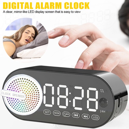 Digital alarm clock with - alarm,