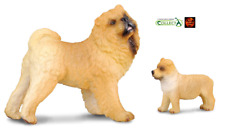 Chow Chow Fawn Dog and Puppy