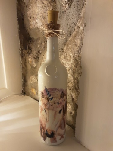 Led light bottle vintage - up,