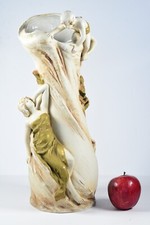 Antique Royal Dux Figural Vase
