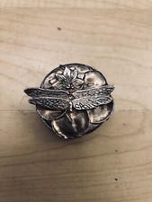 Silver Scene Wales 1989 Dragonfly Silver Plate Trinket Box “The Sun On The Hill”