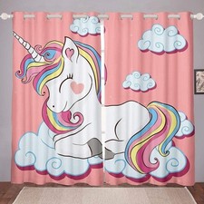 Unicorn Window Curtains